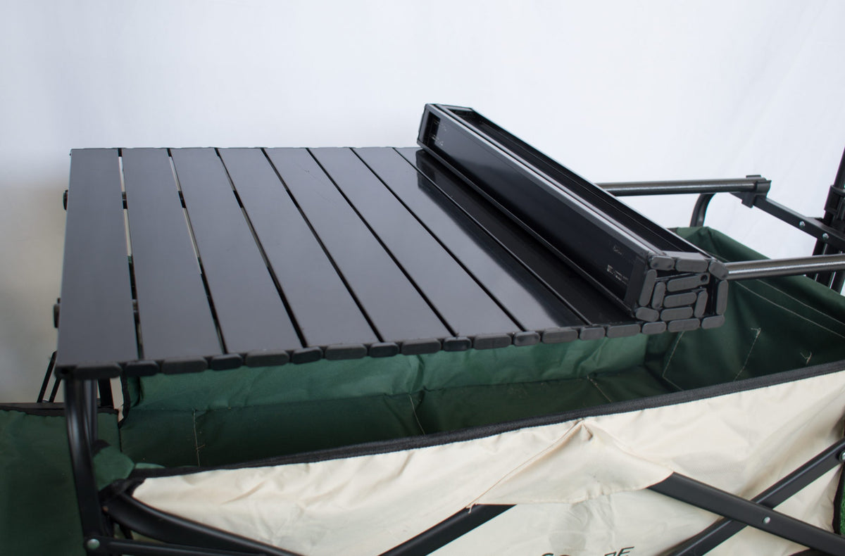 Carro plegable verde