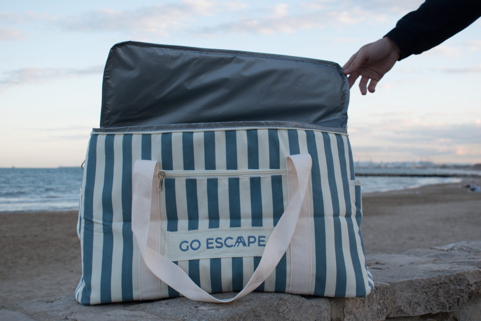 Nevera de camping. Nevera de playa. Nevera de tela 40L