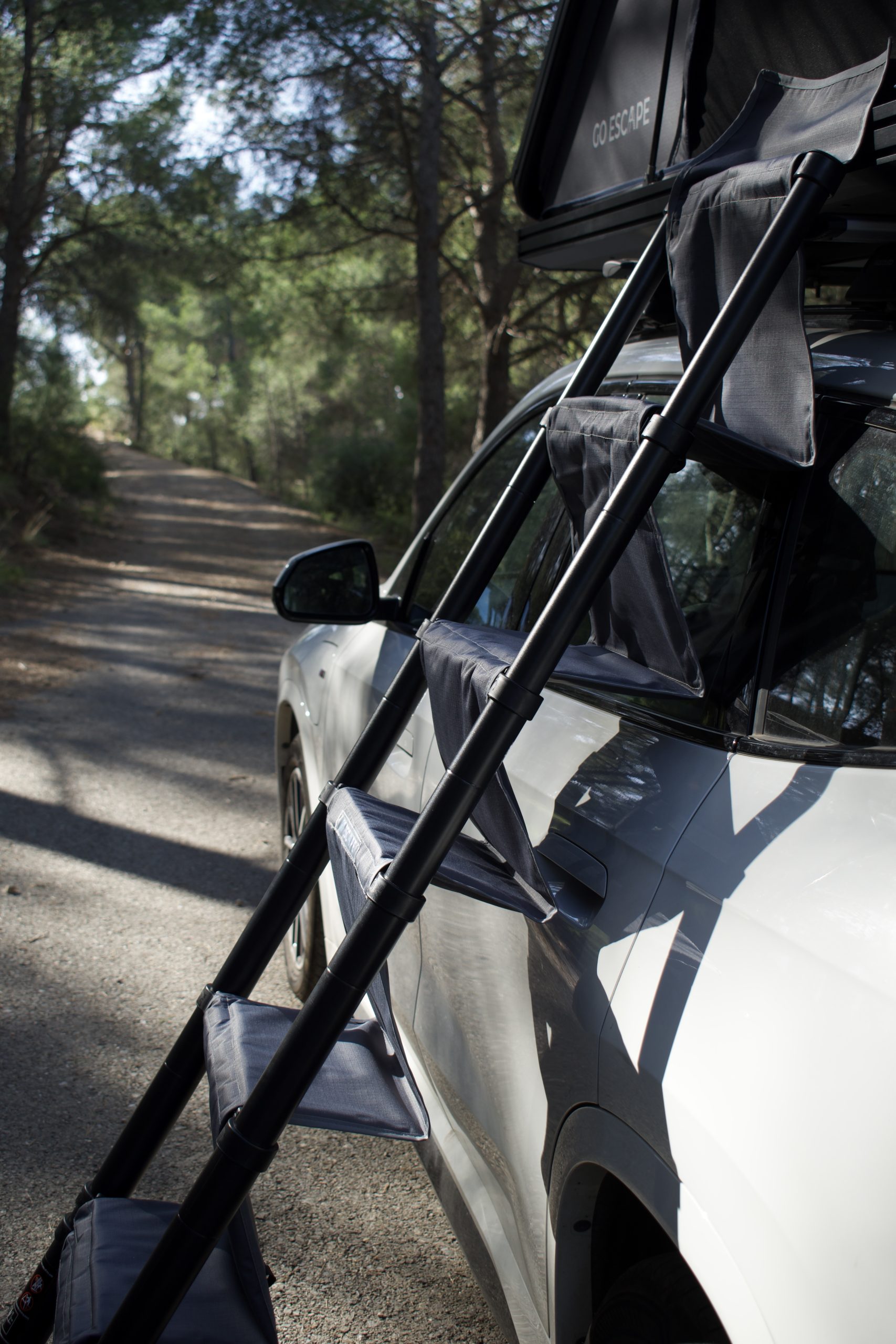 Escalera telescópica de aluminio